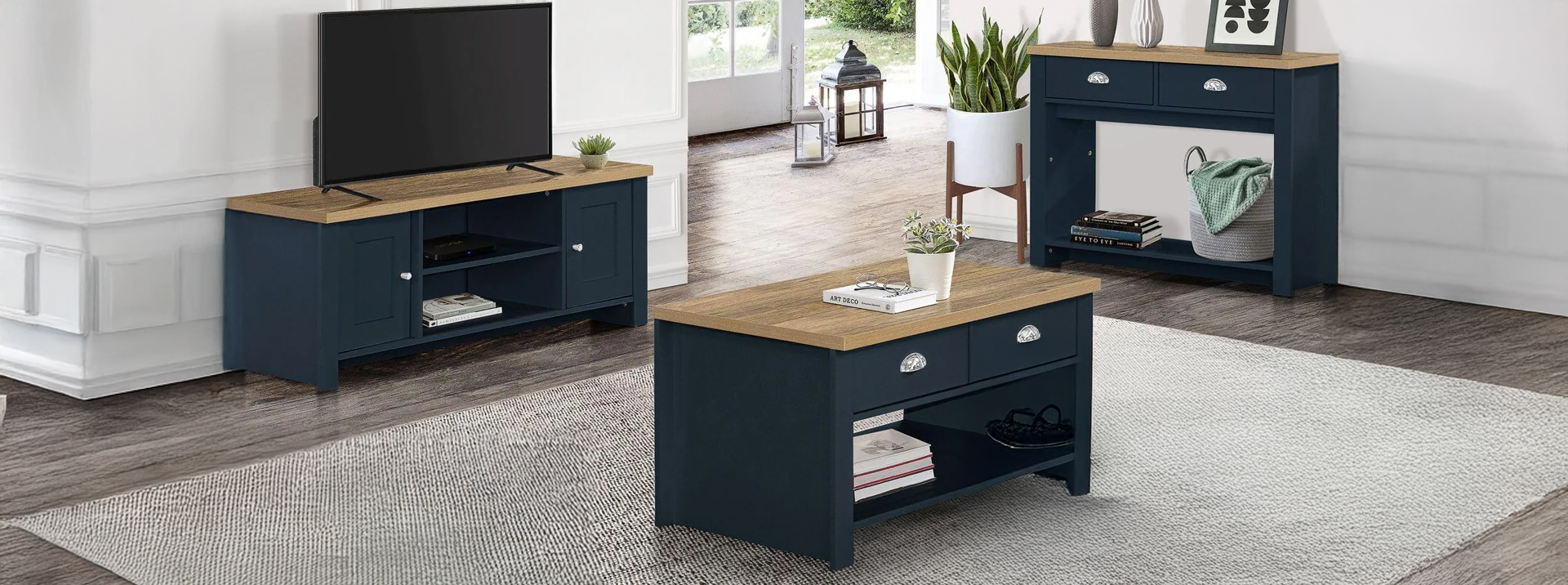 Blue Living Room Furniture